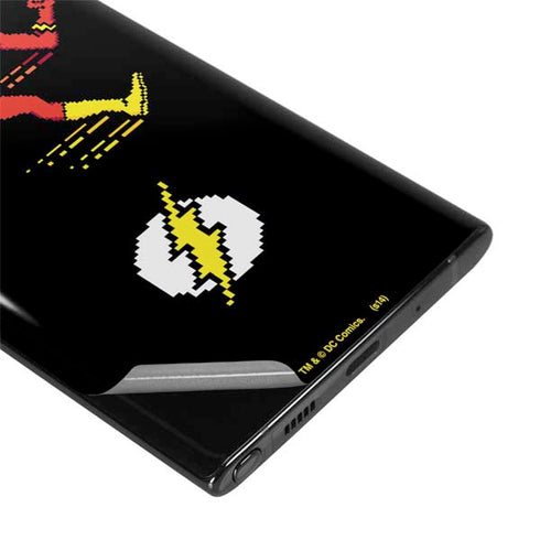 DC Comics The Flash Pixelated Running Pose Galaxy Note 10 Skin